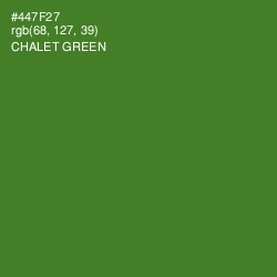 #447F27 - Chalet Green Color Image