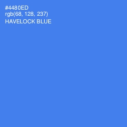 #4480ED - Havelock Blue Color Image