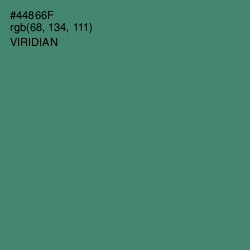 #44866F - Viridian Color Image