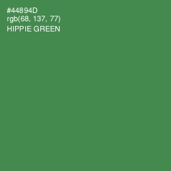 #44894D - Hippie Green Color Image