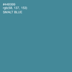 #448999 - Smalt Blue Color Image