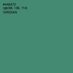 #448A72 - Viridian Color Image