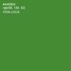 #448B34 - Vida Loca Color Image