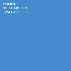 #448BCF - Havelock Blue Color Image