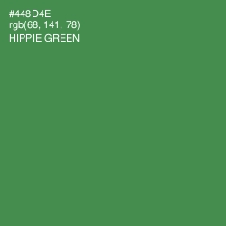 #448D4E - Hippie Green Color Image