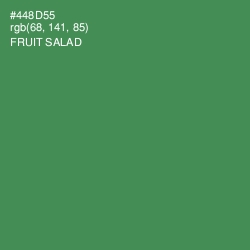 #448D55 - Fruit Salad Color Image