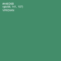 #448D6B - Viridian Color Image