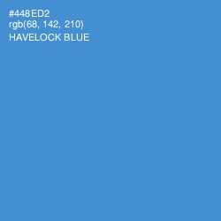 #448ED2 - Havelock Blue Color Image