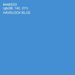 #448ED3 - Havelock Blue Color Image