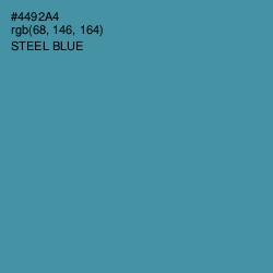 #4492A4 - Steel Blue Color Image