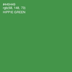 #449449 - Hippie Green Color Image