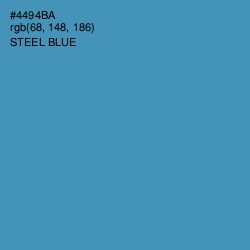 #4494BA - Steel Blue Color Image