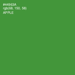 #44963A - Apple Color Image