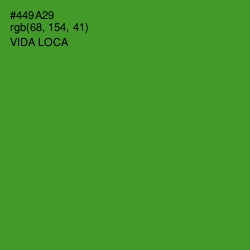 #449A29 - Vida Loca Color Image