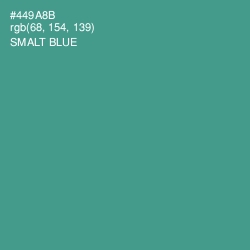 #449A8B - Smalt Blue Color Image