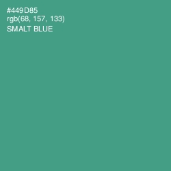 #449D85 - Smalt Blue Color Image