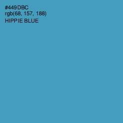 #449DBC - Hippie Blue Color Image