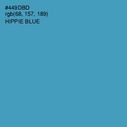 #449DBD - Hippie Blue Color Image