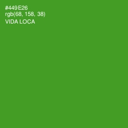 #449E26 - Vida Loca Color Image