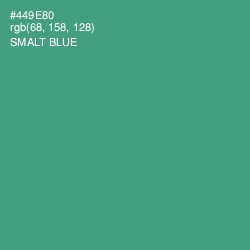 #449E80 - Smalt Blue Color Image