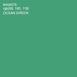 #44A076 - Ocean Green Color Image