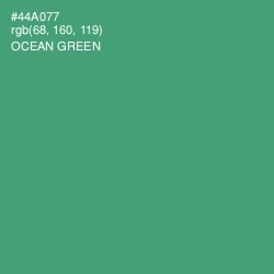 #44A077 - Ocean Green Color Image