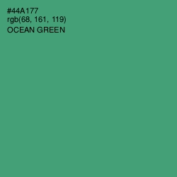 #44A177 - Ocean Green Color Image