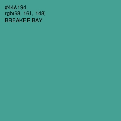 #44A194 - Breaker Bay Color Image