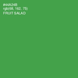 #44A24B - Fruit Salad Color Image