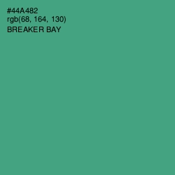 #44A482 - Breaker Bay Color Image