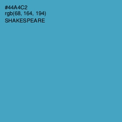 #44A4C2 - Shakespeare Color Image