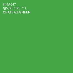#44A647 - Chateau Green Color Image