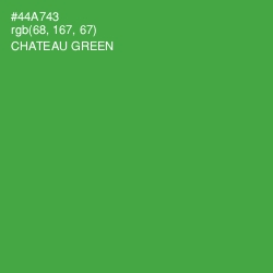 #44A743 - Chateau Green Color Image