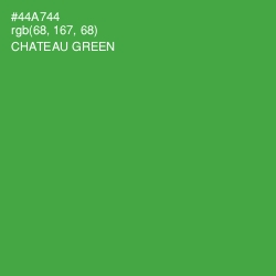 #44A744 - Chateau Green Color Image