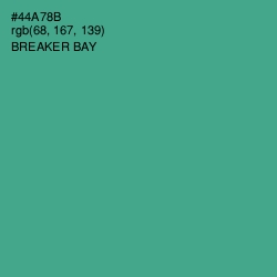 #44A78B - Breaker Bay Color Image