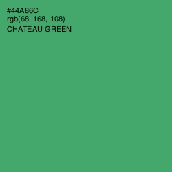 #44A86C - Chateau Green Color Image