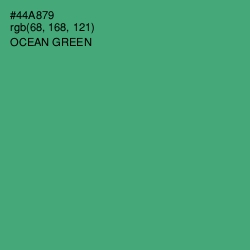 #44A879 - Ocean Green Color Image