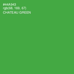 #44A943 - Chateau Green Color Image