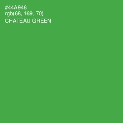 #44A946 - Chateau Green Color Image