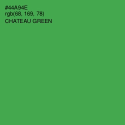 #44A94E - Chateau Green Color Image