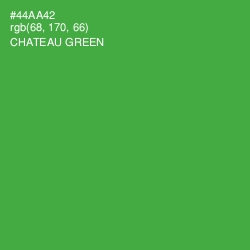 #44AA42 - Chateau Green Color Image