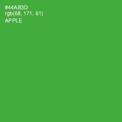 #44AB3D - Apple Color Image