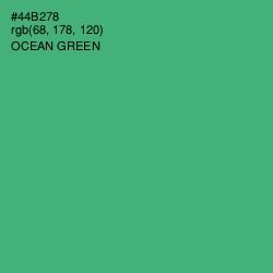 #44B278 - Ocean Green Color Image