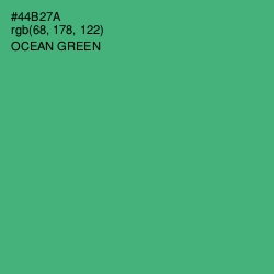 #44B27A - Ocean Green Color Image