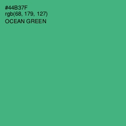 #44B37F - Ocean Green Color Image
