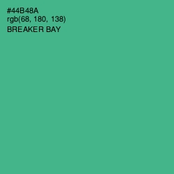#44B48A - Breaker Bay Color Image