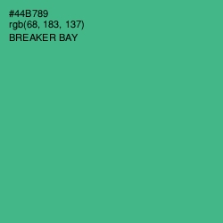 #44B789 - Breaker Bay Color Image