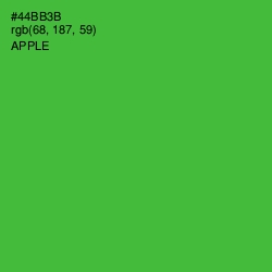 #44BB3B - Apple Color Image