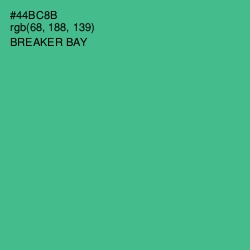 #44BC8B - Breaker Bay Color Image