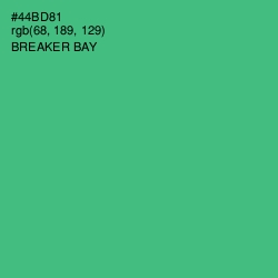 #44BD81 - Breaker Bay Color Image